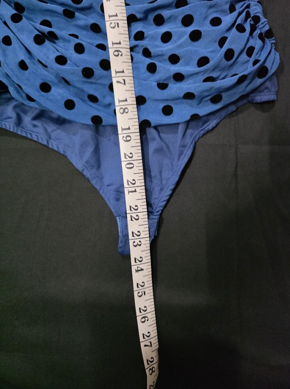 Lovers+Friends Long Sleeve Royce Blue Bodysuit - Picture 3 of 8